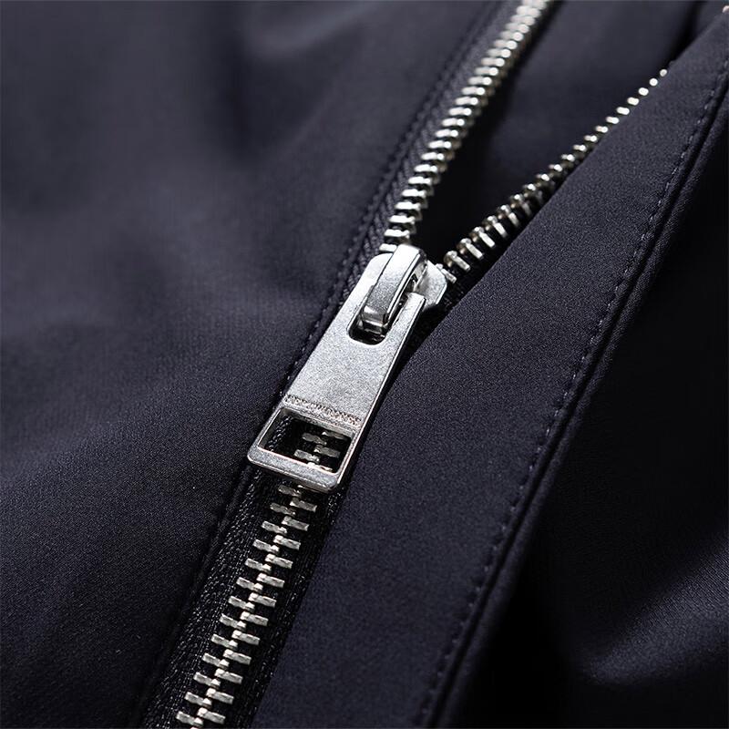 Septwolves Men's Hooded Mid-Length Windbreaker