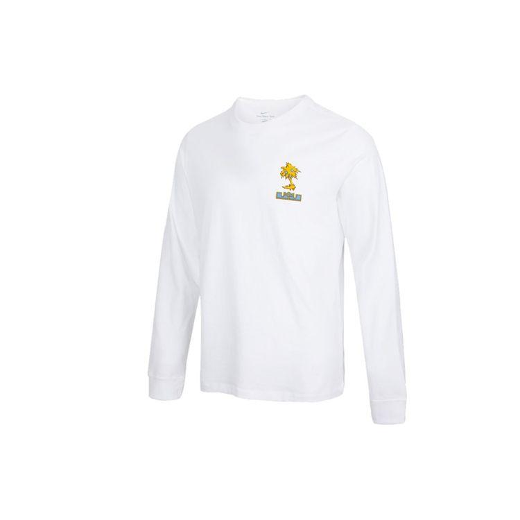 Nike Lebron Sfg Sports Print Crew Neck Long Sleeve T-Shirt Men Tops White DN2906-100