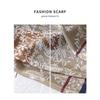 100% Mulberry Silk Crepe De Chine 65 Maillard Cashew Square Scarf Women's Thin High-end Light Luxury