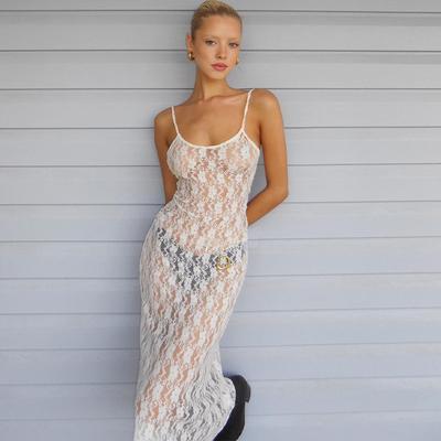 Nouvelle Robe d'Été à Bretelles en Maille pour Femmes, Sexy Dos Nu, Tempérament