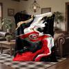 Spartak Moscow Print Flannel Blanket Soft Warm Sofa Bed Throw Blanket For Home Office Bedroom