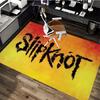 Slipknot Masked Band Members Group Area Rug Non Slip Mat, Rock Portrait Carpet for Heavy Metal Fan Home Decor