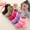 Girls Snow Boots Winter Comfortable Thick Warm Kids Boots Lobbing Ball Thick Children Autumn Cute Boys Boots Princess Shoes