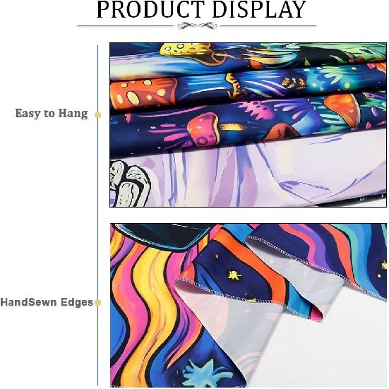 Heopapin Blacklight Skeleton Couple Tapestry UV Reactive The Lovers Skull Wall Hanging Tapestry Romantic Cosmos Galaxy Aesthetic Tapesties for Living