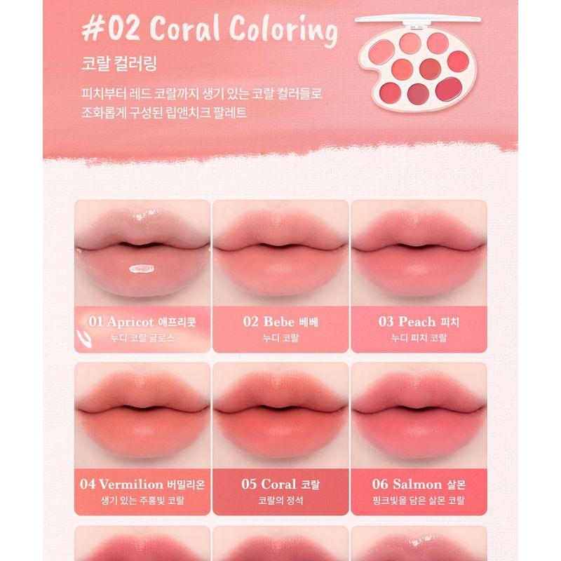 dasique - Mood Painting Lip & Cheek Palette - 4 Types