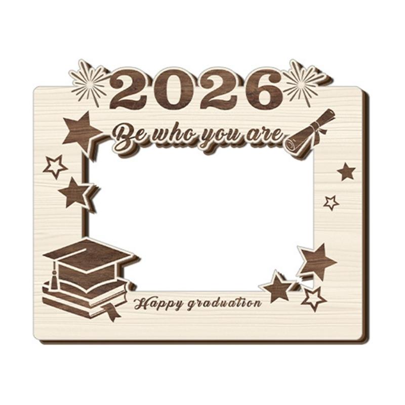 Elegant Wooden Picture Frame Solid Wood Photo Frame Specially Designs for 2026 Graduate to Display Treasure Moment