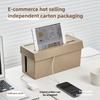 Cable Storage Box Desktop Charging Data Cable Storage Device Plug Socket Cable Management Device Black White Storage Organizer