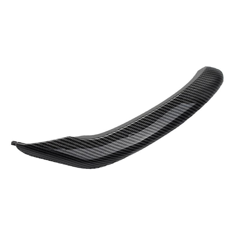 Left Inner Door Pull Handle Trim Cover Fit for BMW X3 X4 F25 F26 2010 2011 2012 2013 2014 2015 2016 2017 Carbon Fiber Style
