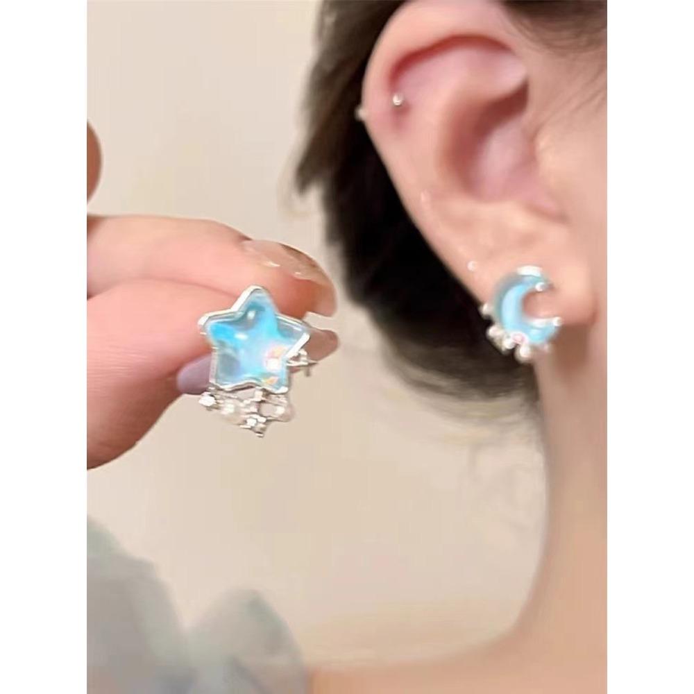 Color Dopamine Earrings, Sweet Super Fairy Temperament, Simple Personality and High Value Niche Earrings