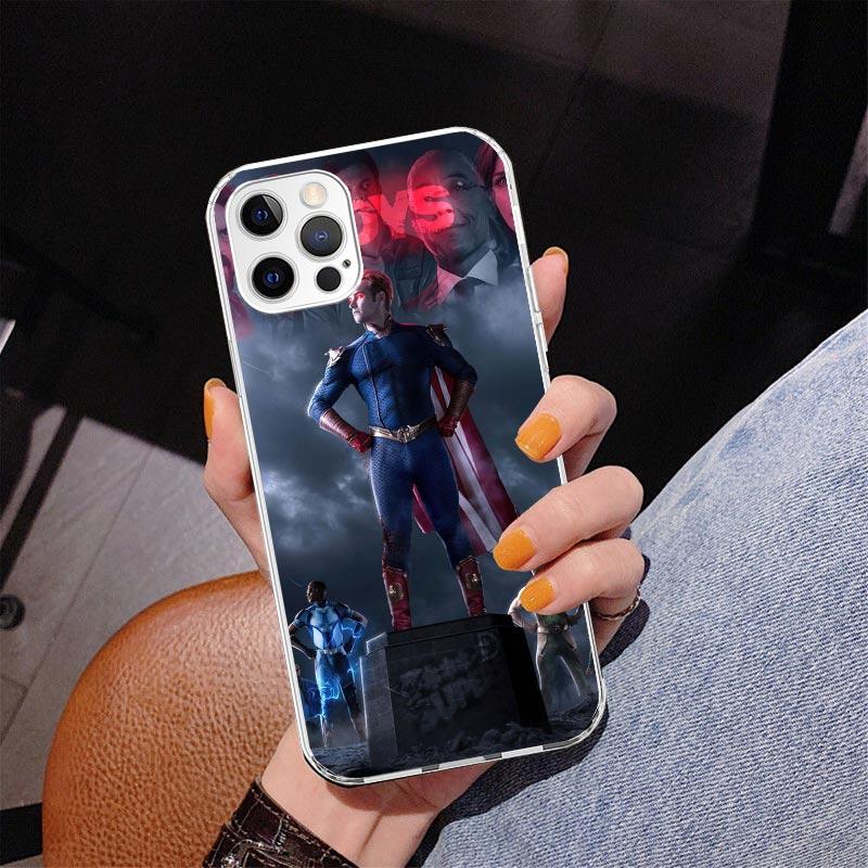 The Boys Homelander TV Phone Case For iPhone 17 Air 16 Pro Max 16E 15 + 14 Plus 11 12 13 Mini 7 8 SE Gift Print Cover Fundas 17