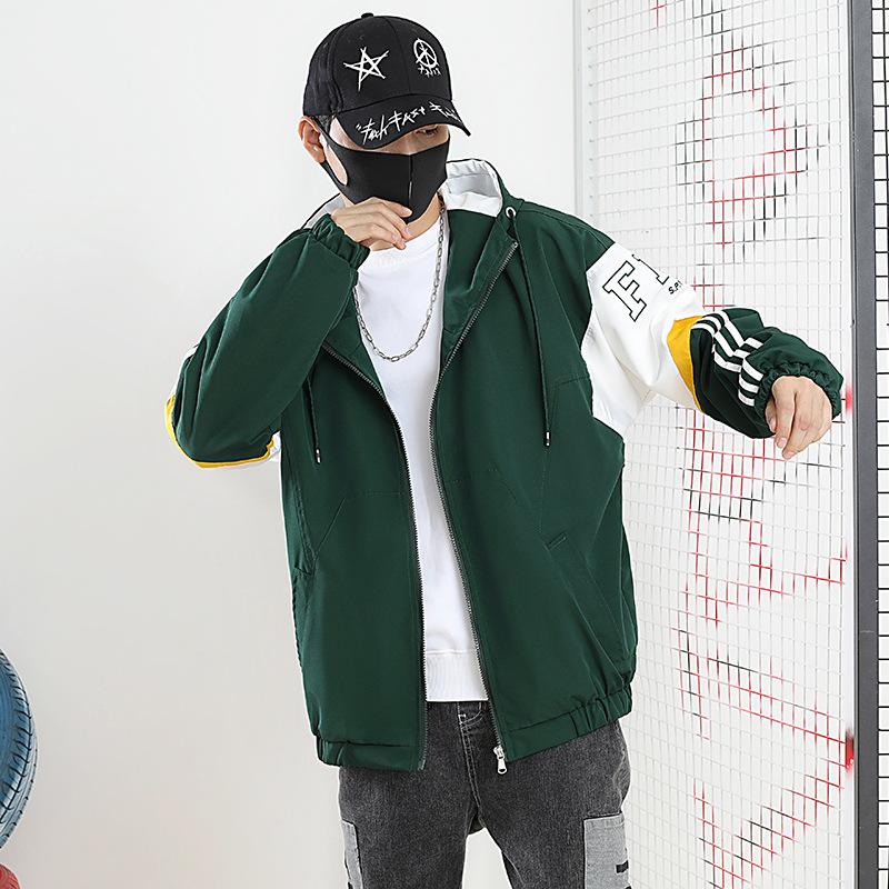 Autumn and Winter Cotton-padded Jacket Thickened Hooded Top Jacket Youth Coat