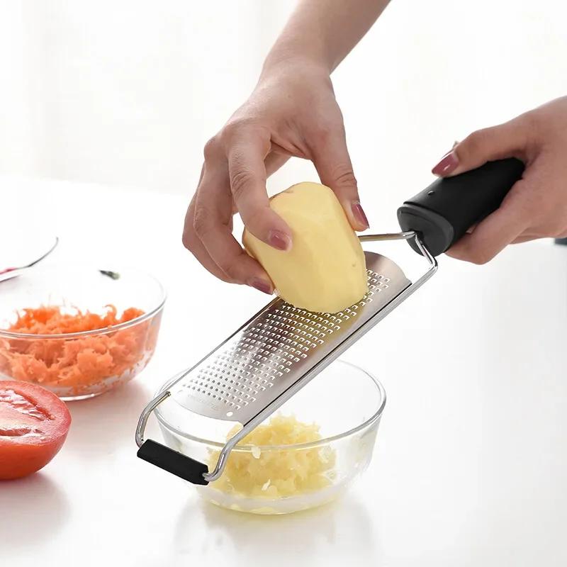 Stainless Steel Lemon Zester Fruit Peeler Cheese Zester Multifunction Fruit Vegetable Grater Cheese Peeler Shredder Kitchen Tool