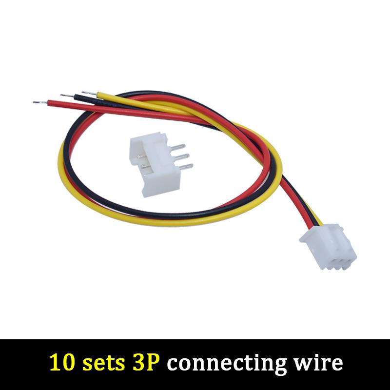 

LIZAO 10Sets XH2.54mm Connector Cable 2/3/4/5-10 Pin Male Female Plug Socket 26AWG Wire 20cm for Electronic Connection