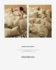 G5Z High Gram Milk Velvet Duvet Cover Set - Single Piece, Autumn/Winter, Thick & Warm with Pillow Covers.