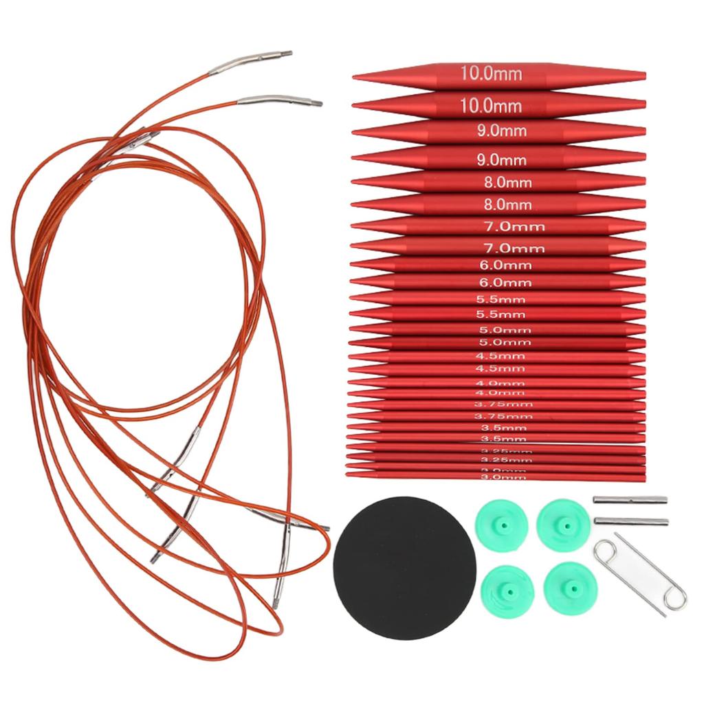 Háčkování Pletení Kruhové Pletení Kruhové Pletací Jehlice s Úložným Prostorem Řemeslo DIY Domácí Použití Háčky, Jehlice, Jehlice, Sada, Vyměnitelné, Kabelka,