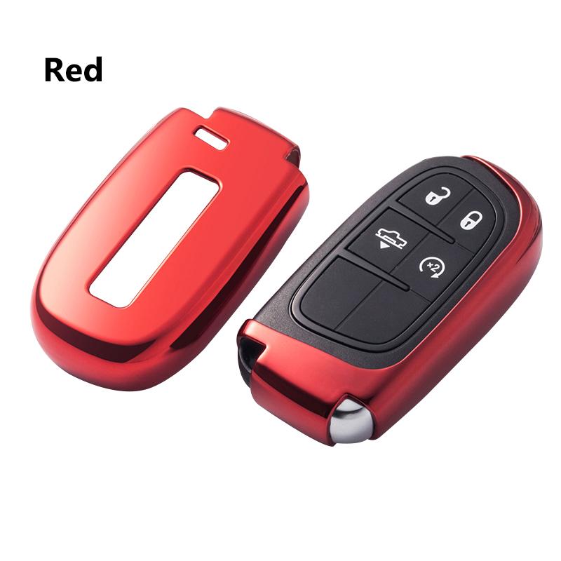 Smart TPU Soft Protective key Case Shell Cover for Renegade Grand Cherokee Journey Charger Chrysler 200 300 300C Protector Holder