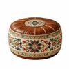 PU Leather Round Sofa Stool Cover Space-Saving Tatami Sitting Mat Storage Leg Bench  Apartment