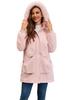 2025 Women's European & American Mid-Length Winter Cotton Parka with Large Fur Collar