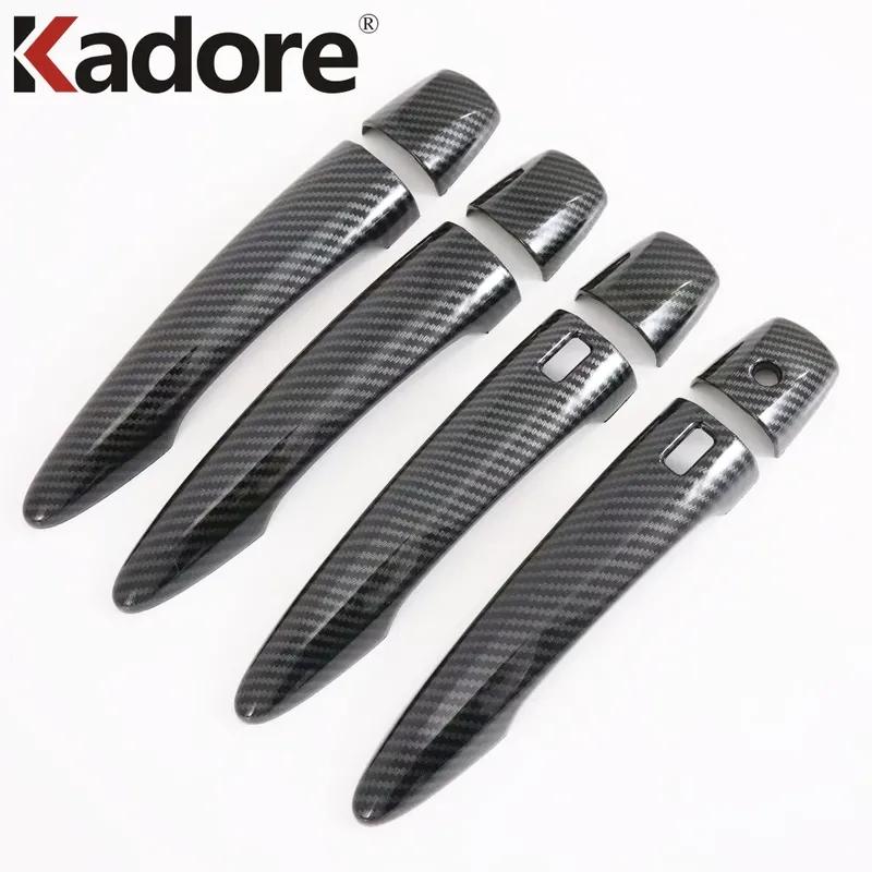 Side Door Handle Cover Trim For Nissan Altima -2024 2025 /Sentra Sylphy - 2024 2025 Carbon Fiber Car Accessories