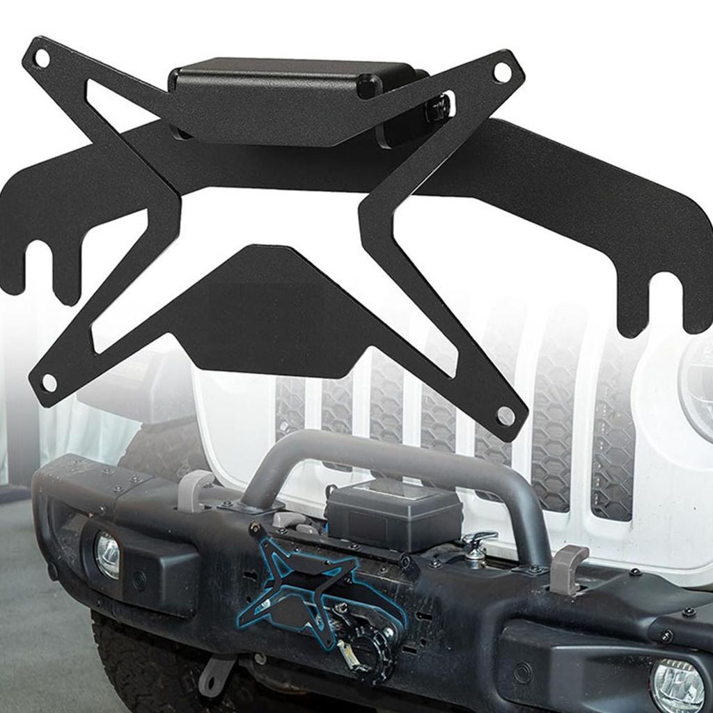  Up Winch License Plate Mount   Front License Plate Holder for Pickup Truck Off Road RV 10in Hawse Fair 