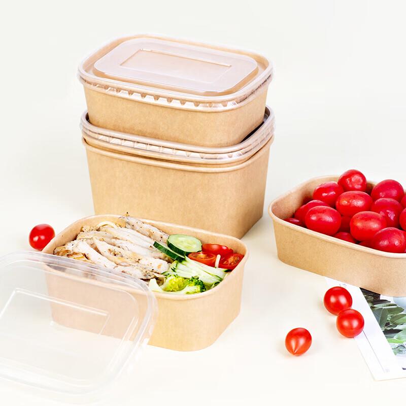 Disposable Kraft Paper Food Containers