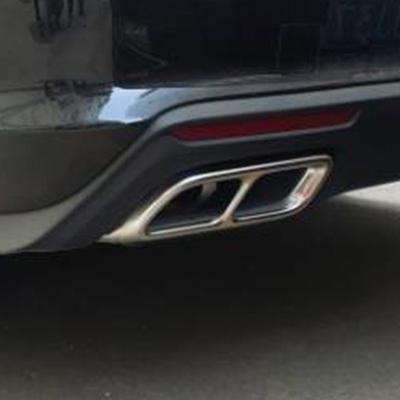 Dla Cadillac CT5 -21 stal nierdzewna czarny/srebrny tylna rura wydechowa samochodu ogon tłumik rury wydechowej samochód ze stali nierdzewnej