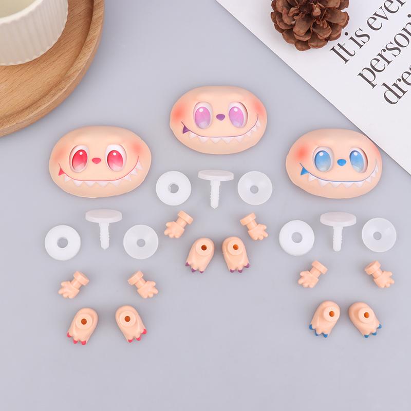 Labubu Vinyl Face 3Rd Big Into Energy Id Hand Foot Doll Accessories Facial Accessories Diy Blind Box Handmade Switching Emotions