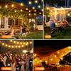 10/15/25/30 Bulbs LED String ST38 Lights Waterproof Dimmable LED Bulbs Lights Shatterproof Connectable Outdoor String Light Cafe