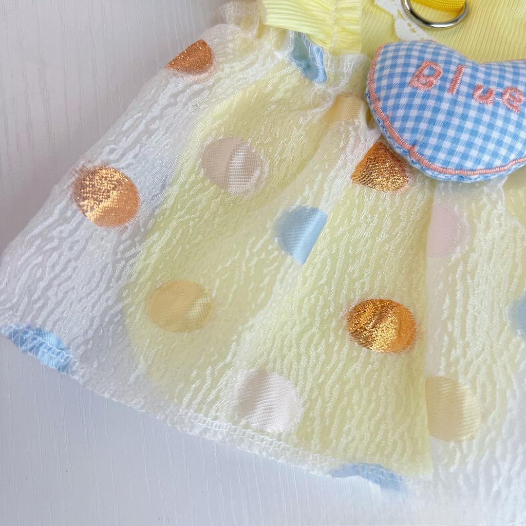 Summer Pet Thin Bubble Skirt Pet Clothing Breathable Cat Sunscreen Teddy Dog Vest Dog Clothes for Small Dogs