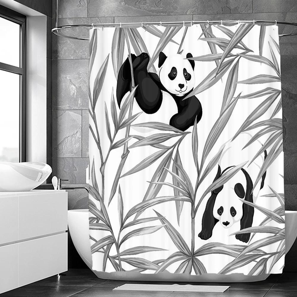 Sprchové závěsy pro kočky Koupelnový sprchový závěs Roztomilý 3D látkový sprchový závěs s háčky vtipný voděodolný sprchový závěs nebo Mat