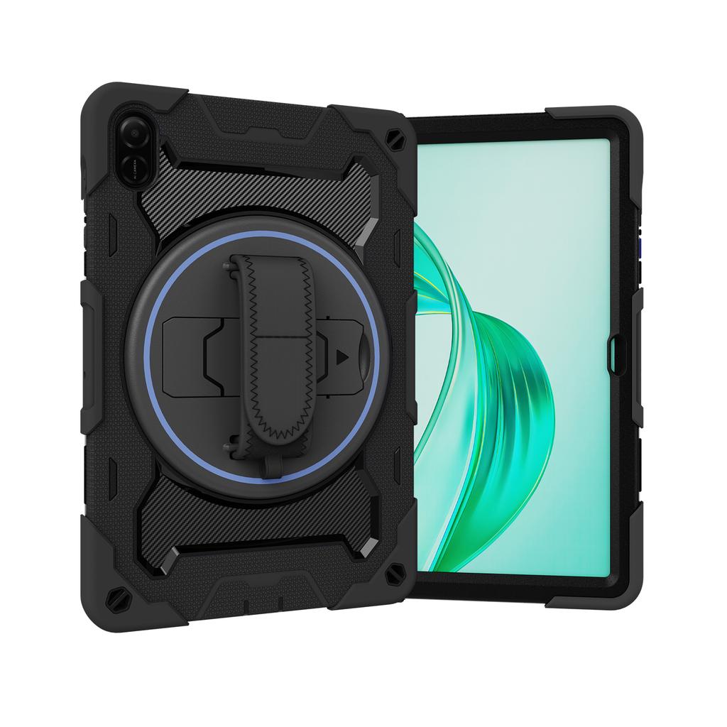 Rugged Case for Huawei Honor Pad 9 8 X9a X8a X8 Pro X9 V7 7 6 V6 MatePad 11.5 11 SE 10.4 10.1 C5e T 10 10S Rotating Stand Cover