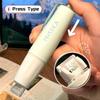 Press Type Dot Glue Tape Pen-shape Rolling Glue Tape Durable Glue Tape Pen  Student Stationery