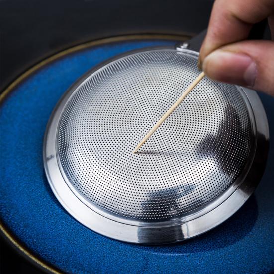 Stainless Steel Oil Skimmer Fine Mesh Wire Colander Strainer Flour Kitchen Spoon