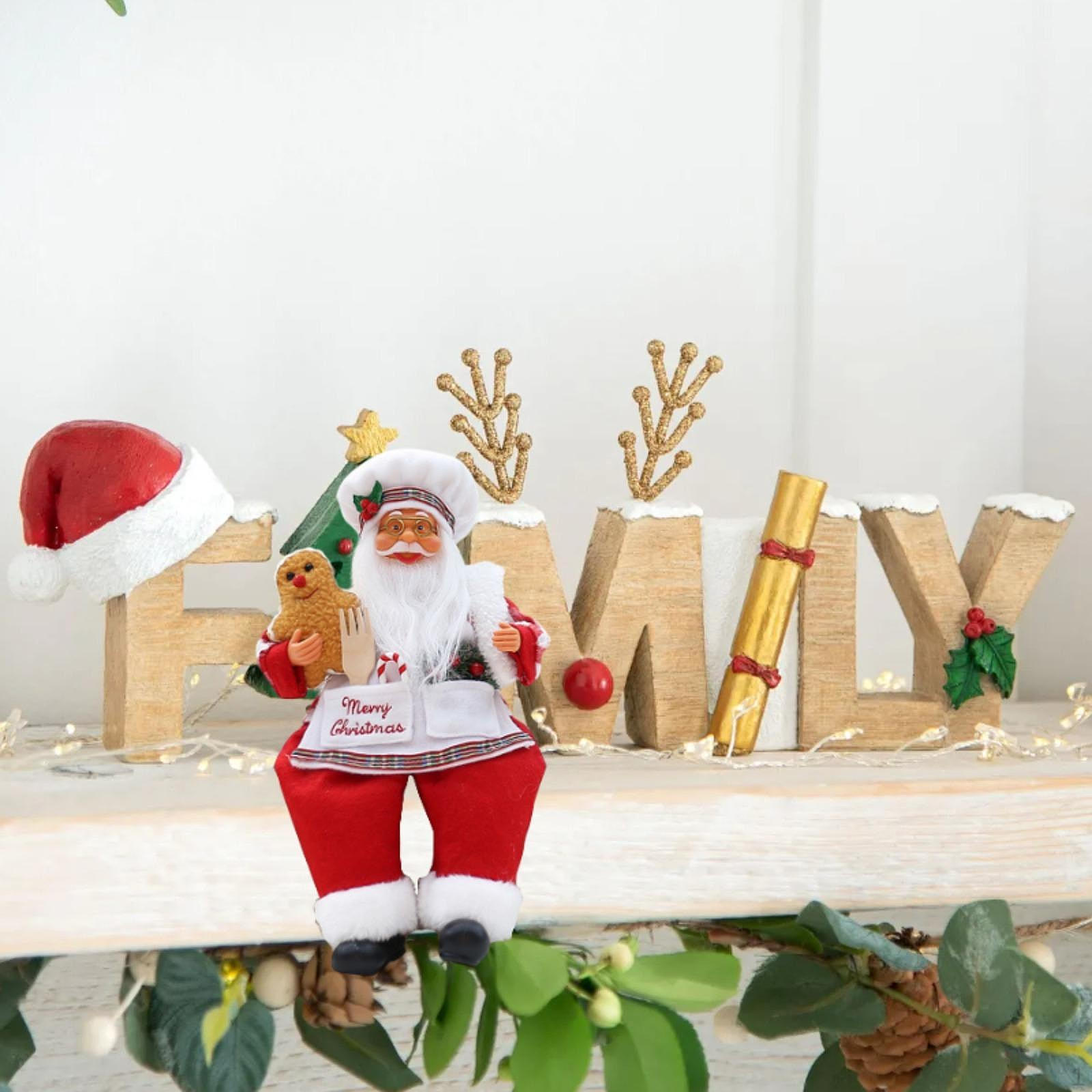 

Рождественский повар . Фигурка Клауса Повара Статуя Подарочное Украшение для Кухни