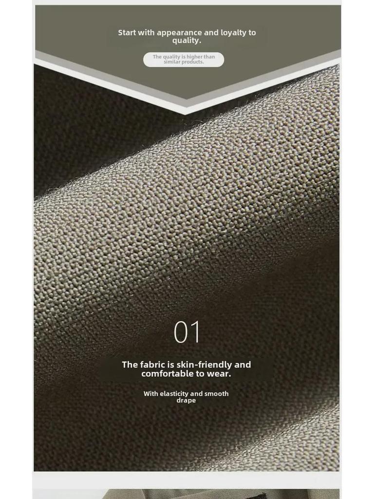 Men's Spring & Summer Casual Suits: Korean Style Loose Fit High-End Jackets