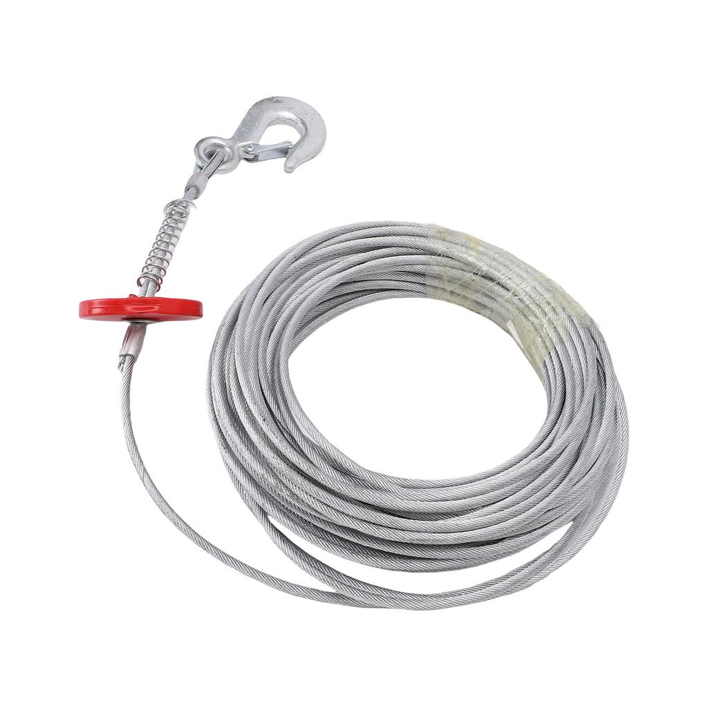 Windenkabel 6mm 30m 17637lb Tragfähigkeit Anti Stahlwindenseil für Kran Abschleppwagen