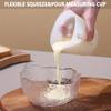 2 Stück Silikon Flexible Messbecher Set, Schmelzbecher für Epoxidharz, Kunstprojekte, Butter, Schokolade und mehr, 2 Tassen