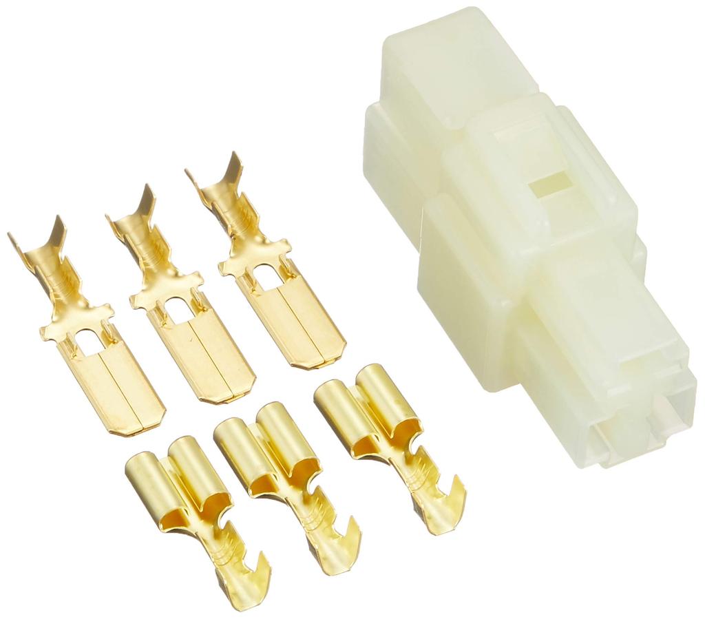Daytona 250 type connector set 3-pole connector (male/female) 1 set,