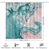 Marble Shower Curtain Pink Green White Bath Decor Set Modern Design For Bathroom 72 X 84 Inch Waterproof Fabric