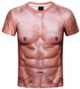 Sexy tričko s tetováním na svaly 3D trička se zvířecím potiskem Pánské letní tričko Hip Hop Homme Streetwear Funny trička