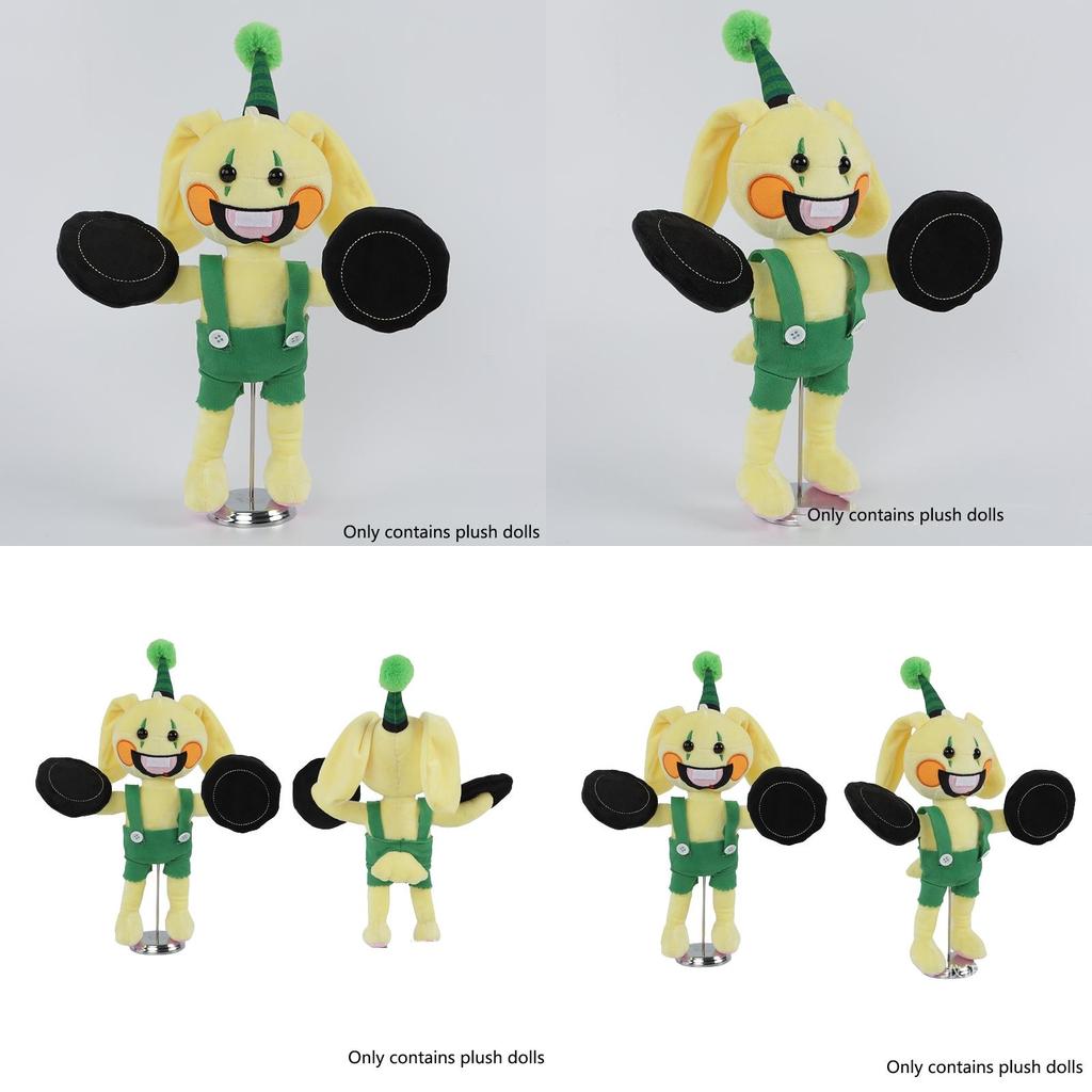 Poppy Playtime Bunzo Bunny Plysjleke Dukke Huggy Wuggy Gul Kanin Myk Klembar