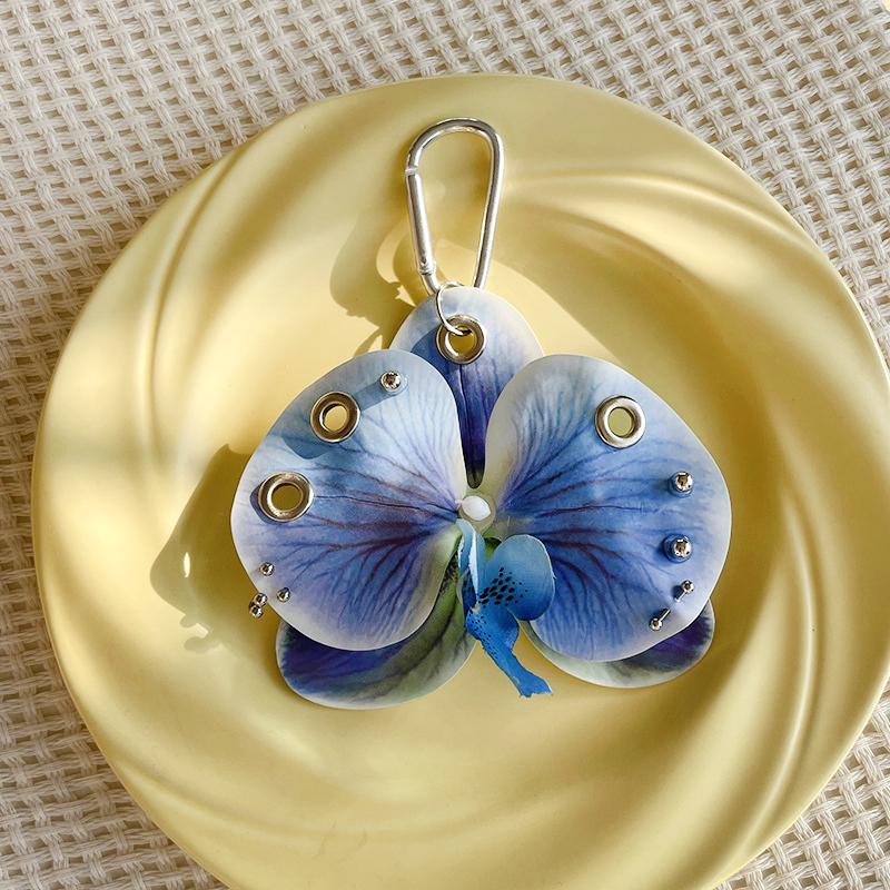 Kobiety Dziewczynki Brelok Ozdoba Stop Prezent Wiele Kolorów Kreatywne Symulowane Kwiaty Dekoracyjne 5 Kolorów