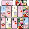 For iPhone 16 15 Xiaomi Redmi Note 14 13 12 11 Pro Max X 8 9 16e Samsung Galaxy S25 S24 S23 Moto OPPO Huawei Cute Crayon Shin Chan Shinchan Phone Case