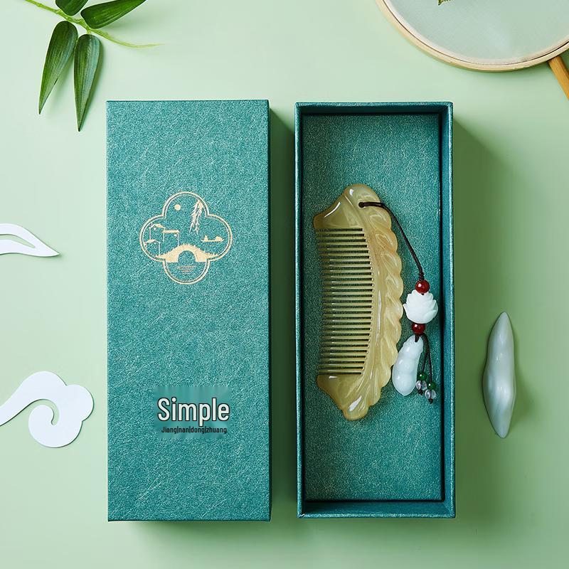 Набор гребней из натурального рога быка