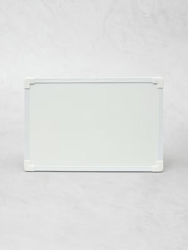 All-in-One Desk Organizer: 20x30cm Magnetic Steel Whiteboard