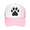 Custom Cool Dog Paw Pattern Baseball Cap Hip Hop Unisex Womens Adjustable Pet Lover Trucker Hat Summer Personalized Dad Hat