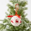 8cm Christmas Tree Decor Ball Bauble Printed Xmas Party Hanging Ball Ornament for Home Christmas Decorations