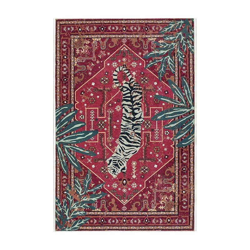 Living Room Carpet Non-Slip Machine Washable Easy To Fold Bedroom Rug Imitation Cashmere Retro Large Size Floor Mat Alfombra