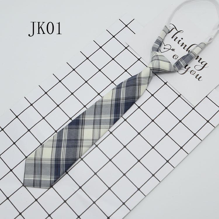 Japanese College-Style Uniform with Easy Plaid Tie