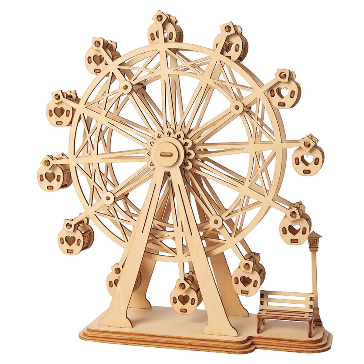 

Руководство пользователя на японском языке Robotime 3D Wood Puzzle TG401 Ferris Wheel Tsukurunsu® [Официальная продажа/включена версия на японском языке]